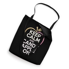 Candy Apples: Keep Calm And Candy Apple On Tote Bag