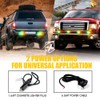 Xprite Amber Green LED Surface Mount Strobe Lights Kit, w/Control