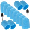 Minkissy 1set Nail Polisher Caps Blue Sanding Head for Manicure