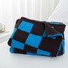 Carriediosa Checkered Throw Blanket 50" X 60", 400GSM Ultra Soft