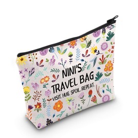 Nini Make-up-Tasche Nini Reisetasche Muttertagsgeschenk Beat Nini Ever Geschenk für Nini Oma, Nini Reisetasche EU, Kosmetiktasche mit Aufdruck