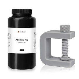 NextShapes ABS-Like Pro Engineer Resin, with Ultra High Toughness, Low Shrinkage 3D Printing Photopolymer Resin for LCD/DLP 3D Printers (Grey, 1kg)