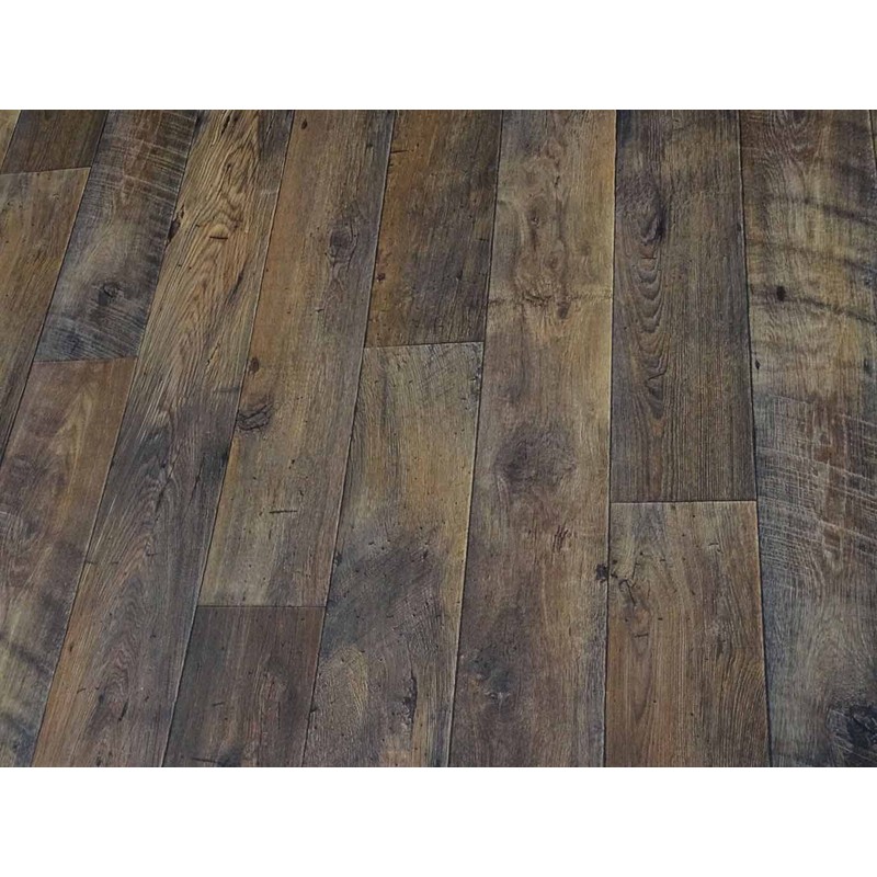 PVC floor covering, vinyl flooring in rough country house look,