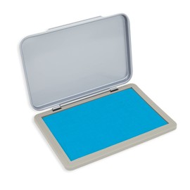 Metal Case Stamp Pad Medium Size, Light Blue Color - Size: 3" x 4" - Choose from 15 Ink Colors