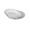 Stansport Deluxe 24-Piece Enamel Tableware Set - White (11220-03)