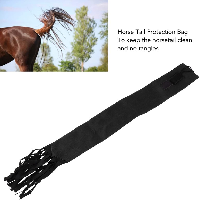 HEEPDD Horse Tail Protection Bag, Horse Tail Cover with Fringe