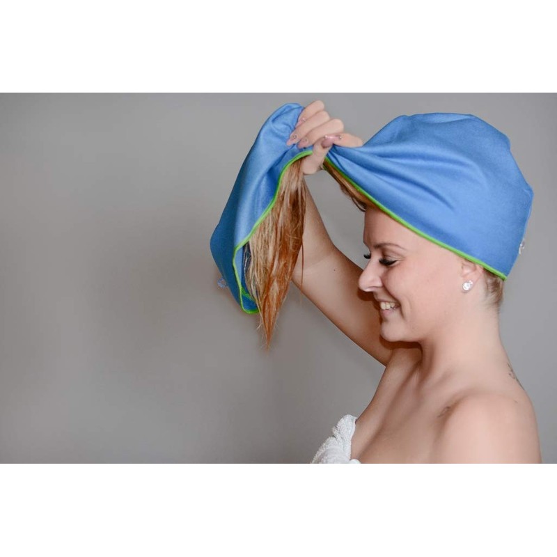 Fit-Flip Hair Turban Microfibre – 1 Piece, Absorbent and Quick-Drying