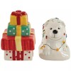 Park Designs Polar Bears Salt & Pepper Set Ceramic Christmas
