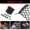 QUAYUB Rear Trunk Envelope Style Organizer Cargo Net for HYUNDAI