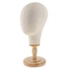 zalati Canvas Mannequin Head Block Wig Head for Wig/Hat/Jewelry Making,