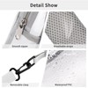 TINYAT Clear Sling Bag Stadium Approved Transparent Bag Crossbody Casual