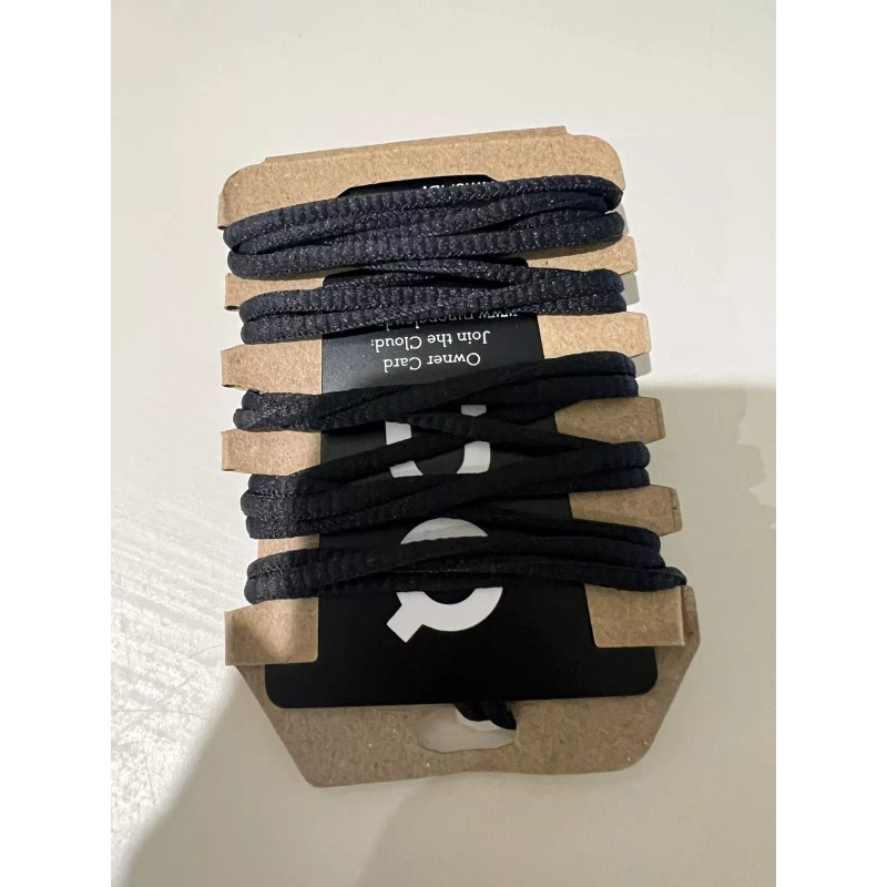 on cloud laces black color Replacement Sneakers Laces