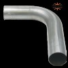 M/T 2.25" 2-1/4" 90 Degree Aluminized Mandrel Bend Exhaust Pipe