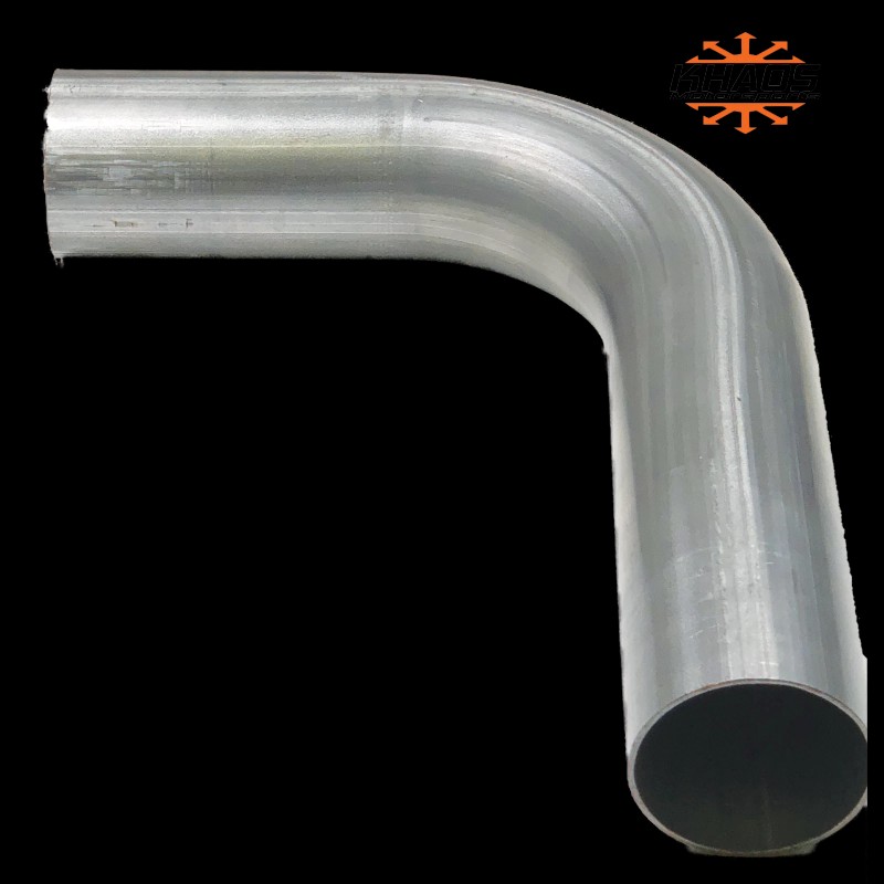 M/T 2.25" 2-1/4" 90 Degree Aluminized Mandrel Bend Exhaust Pipe