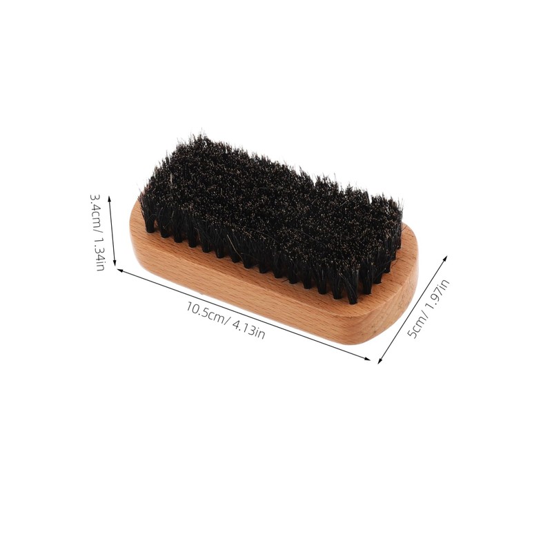 Gatuida 2pcs Beechwood Grooming Brush for Men Versatile Hair Styling