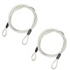 Beticam Bike Lock Cable 2mx2.5mm Double Loop Safety Cable Braided