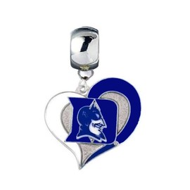 DU DUKE UNIVERSITY BLUE DEVILS CHARM SLIDE PENDANT FOR YOUR NECKLACE CHARM BRACELET (Fits Most Name Brands) JEWELRY DIY