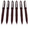 Pentel JM20 Stylo Disposable Fountain Pens, Sepia Ink, Pack of