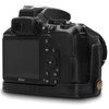 MegaGear MG1535 Nikon D3500 Ever Ready Kameratasche und Trageriemen, Leder,