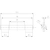 SOTOOLS Weld-On Hinges with 3 Welding Tabs 122 mm 6