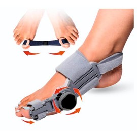 ALINO Bunion Corrector | Adjustable Toe Straightener for Men & Women | Toe Corrector with Rotating Knob, Universal Fit for Left & Right Foot | Leg Finger Straightener | Free Toe Exerciser