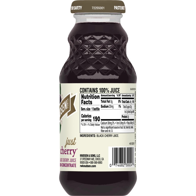 R.W. Knudsen Just Black Cherry Juice, 8 fl oz (12