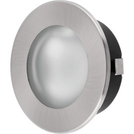 ADAKAT Pack of 2 Full Metal Recessed Spotlights G4 12 V Glass Cover