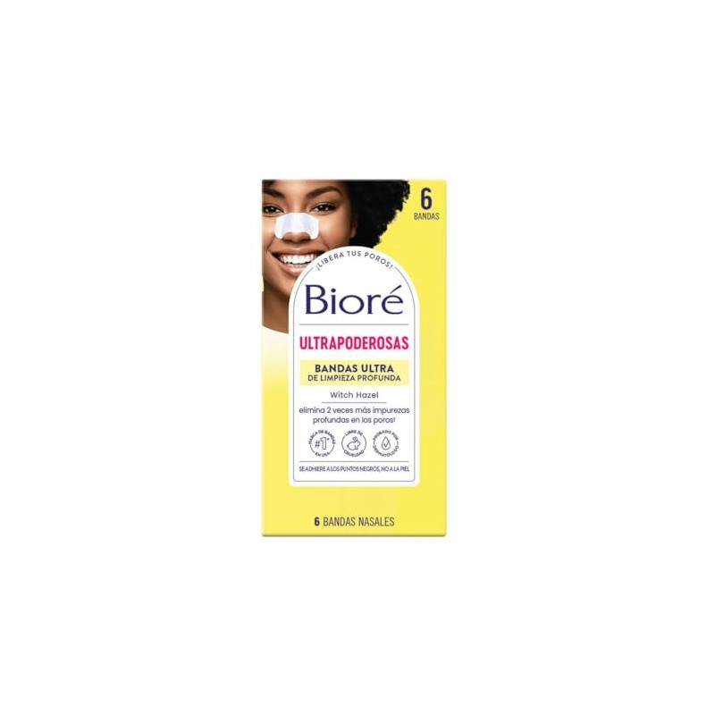 Bioré Bandas Ultra de Limpieza Profunda para Nariz
