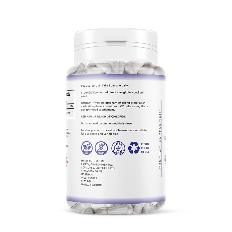 Generic TUDCA 300mg - 120 Vegan Capsules (4 Month Supply)