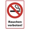 Sign 200 x 140 mm "Rauchchen verboten !" Sturdy Aluminium