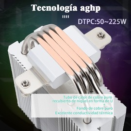 Thermalright AssassinX120 SE ARGB CPU Air Cooler, AX120 SE ARGB, 4 tubos de calor, TL-C12C-S PWM Quiet Fan CPU Cooler con rodamiento S-FDB, para AMD AM4 AM5/Intel LGA 1700/1150/1151/1200