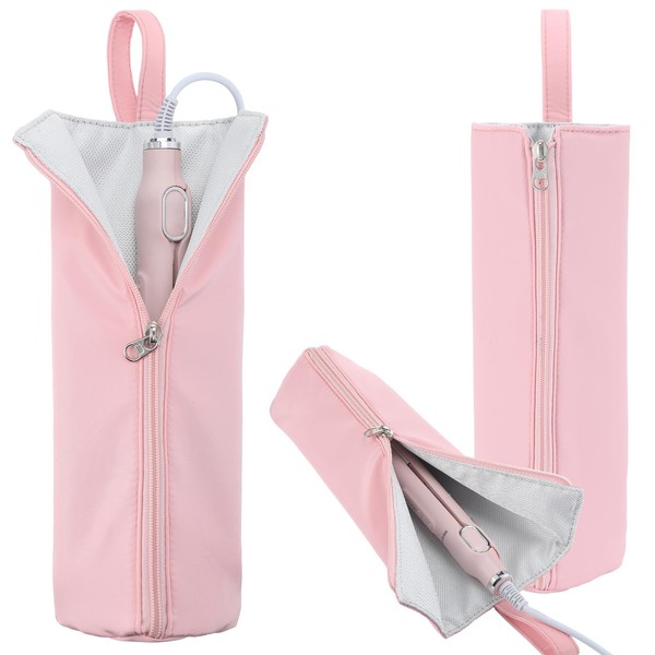 Shinylin Hot Iron Holder Mat Heat Resistant Pink Hair Tool
