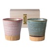 Yamakatsu Mino Pottery Cup Free Cup Set of 2, 11.2
