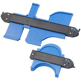 AGT Contour Gauge: Set of 2 Contour Gauges with Locking Function, 2 Sizes: 12.5 and 25 cm (Contour Stencil, Marking Tool, Professional)
