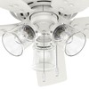 Hunter Fan 52 inch Fresh White Outdoor Ceiling Fan with