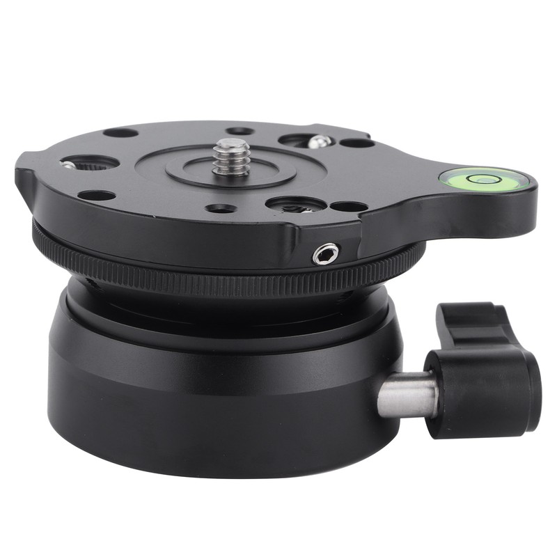 Tripod Head DY‑60N Tripod Leveling Base Leveler Adjusting Plate for