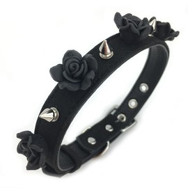 Destiny Love Handmade Rose Flower Choker Collar Necklace Velvet Necklace with Box for Women and Men (B2)