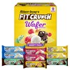 Fit Crunch FITCRUNCH Wafer Protein Bars, 16g of Protein &