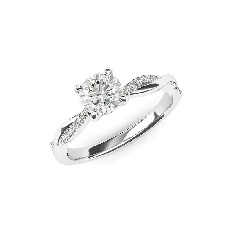 DIAMARA - Anillos De Promesa Compromiso Joyeria Plata 925 Mujer