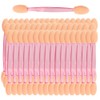 Neuorge 30pcs Disposable Dual Sides Eyeshadow Applicators, Double Head Sponge