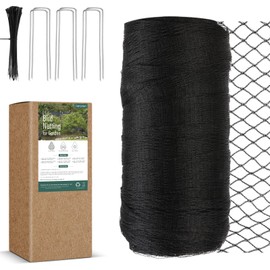 Bird Netting for Garden, Fetanten 7.5 x 100 FT Netting for Garden Protection Vegetables Fruit Trees Blueberry from Birds Deer Poultry, Heavy Duty Woven Mesh Net Animal Fencing with Ties and Staples