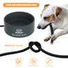 Fuliuna Large Heated Water Bowl, Outdoor Heated Dog Bowl with