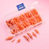 POFET 160pcs Plastic Long Safety Noses for Christmas Snowman, Miniature