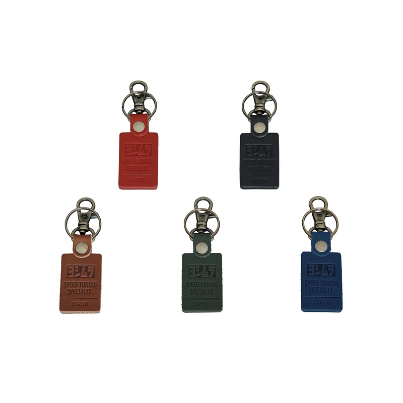 Yoshimura (YOSHIMURA) Leather Keychain (Competition Motors) Green 903-223-5400