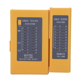 Diyeeni 2-in-1 HDMI & RJ45 Cable Tester, Auto Test, Continuity Check, Compact