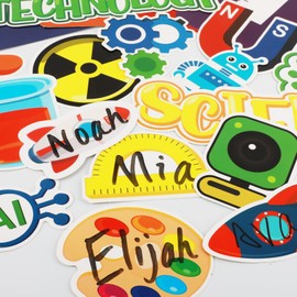 STEAM Bulletin Board Decorations STAEM Science Bulletin Board Welcome Cutouts Classroom Decor School Holiday Bulletin Board Decor