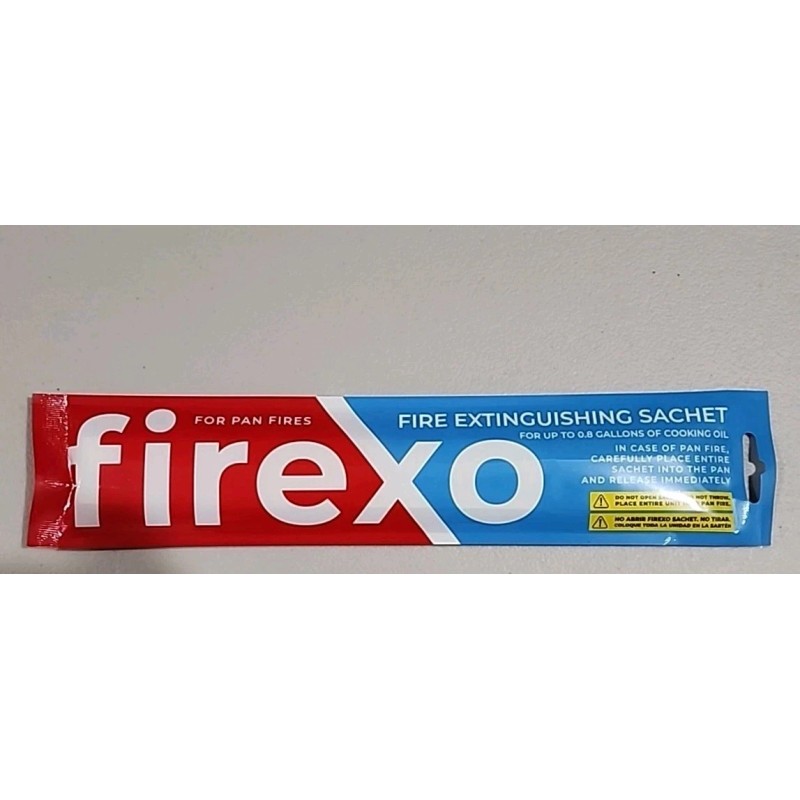 Firexo Lot Of 10 Firexo Cooking Pan Fire Extinguisher Sachets