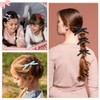 Bow Hair Clips for Women Girls, Beautiful White Bow Hair