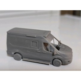 Tennessee pass models N Scale Ford Transit Ambulance Integrated Light Bar Undecorated Kit 3d Printed