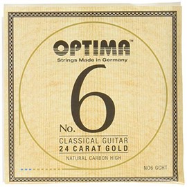 Classical Guitar Strings Set No. 6 24 Carat Gold Carbon high NO6.GCHT